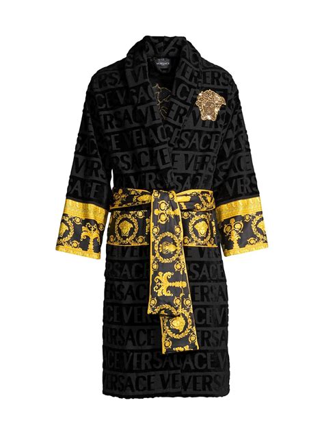 Versace toweling bathrobe